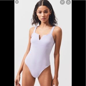 Kendall+Kylie Lavender Bodysuit